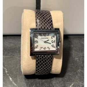 SALE!!! Ladies Pedre Leather Band Watch- New Battery (13)